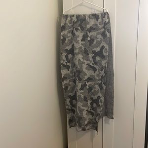 Athleta Camo Wool Scarf